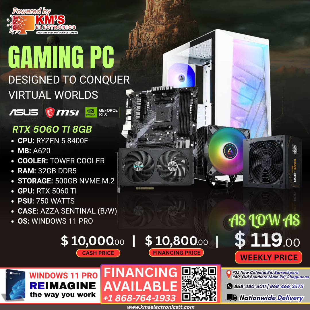 Ryzen 5 8400F | RTX 5060 Ti 8GB