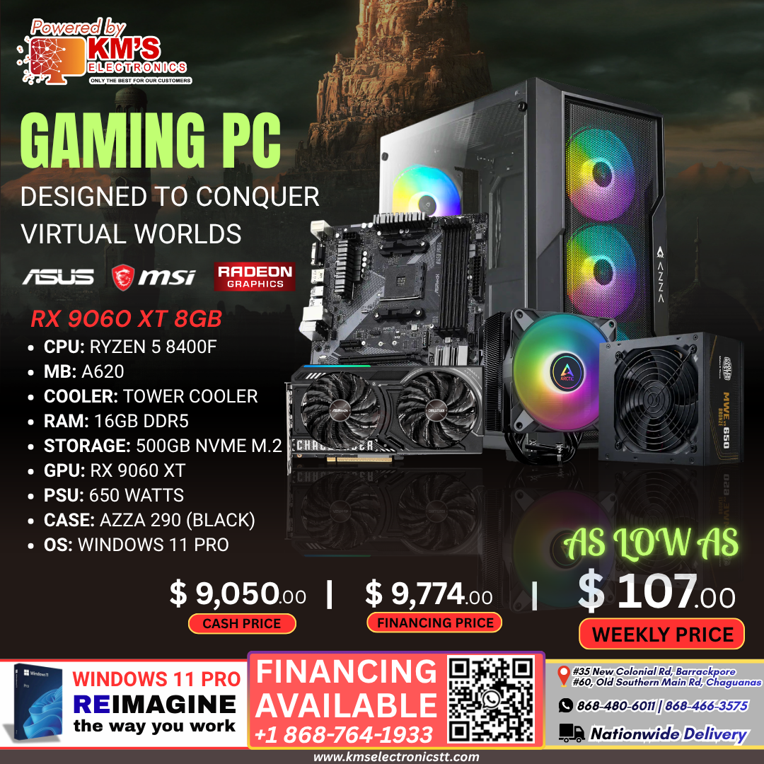 Ryzen 5 8400F | RX 9060XT