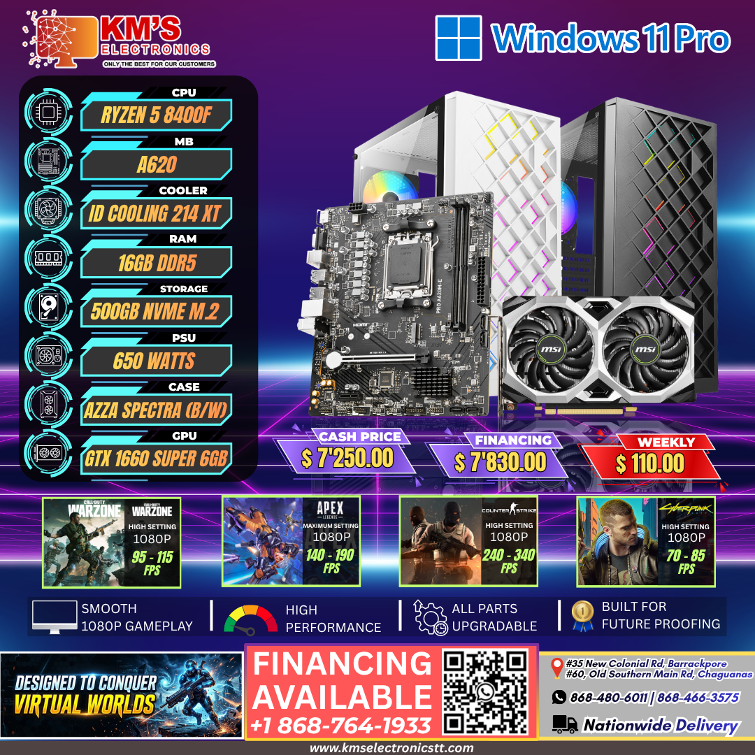 Ryzen 5 8400F | GTX 1660 Super