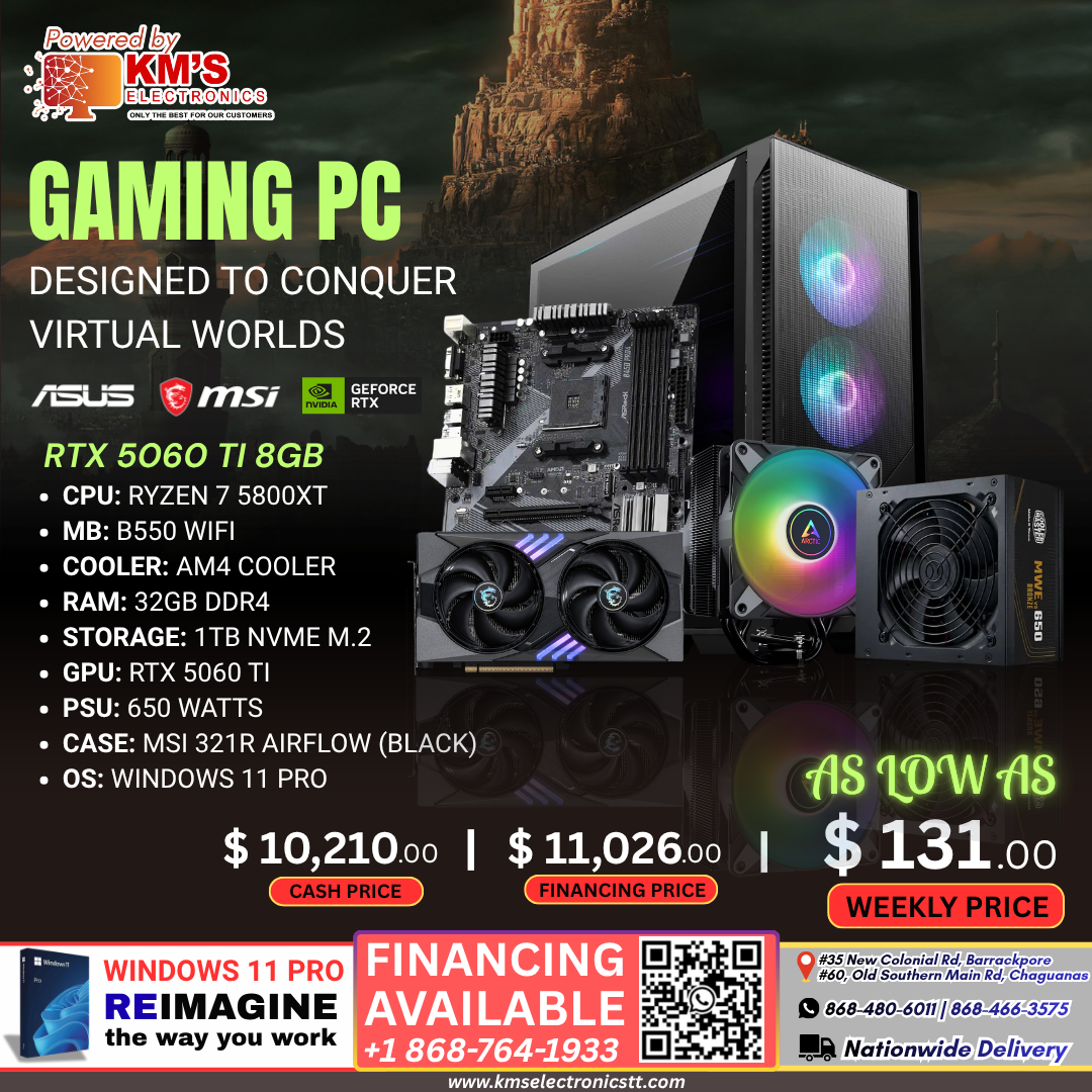 Ryzen 7 5800XT | RTX 5060 Ti