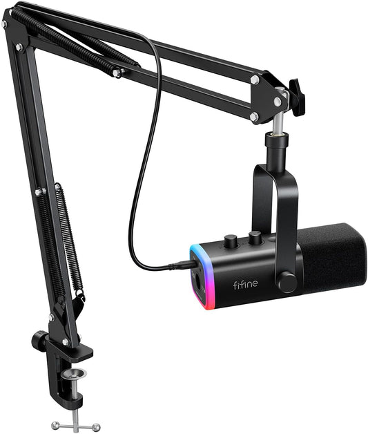 FIFINE Gaming XLR/USB Microphone Kit