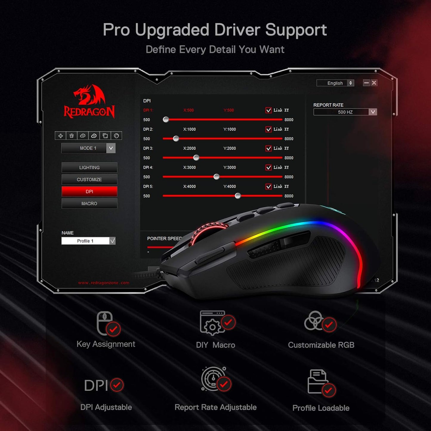 Redragon M612 Predator