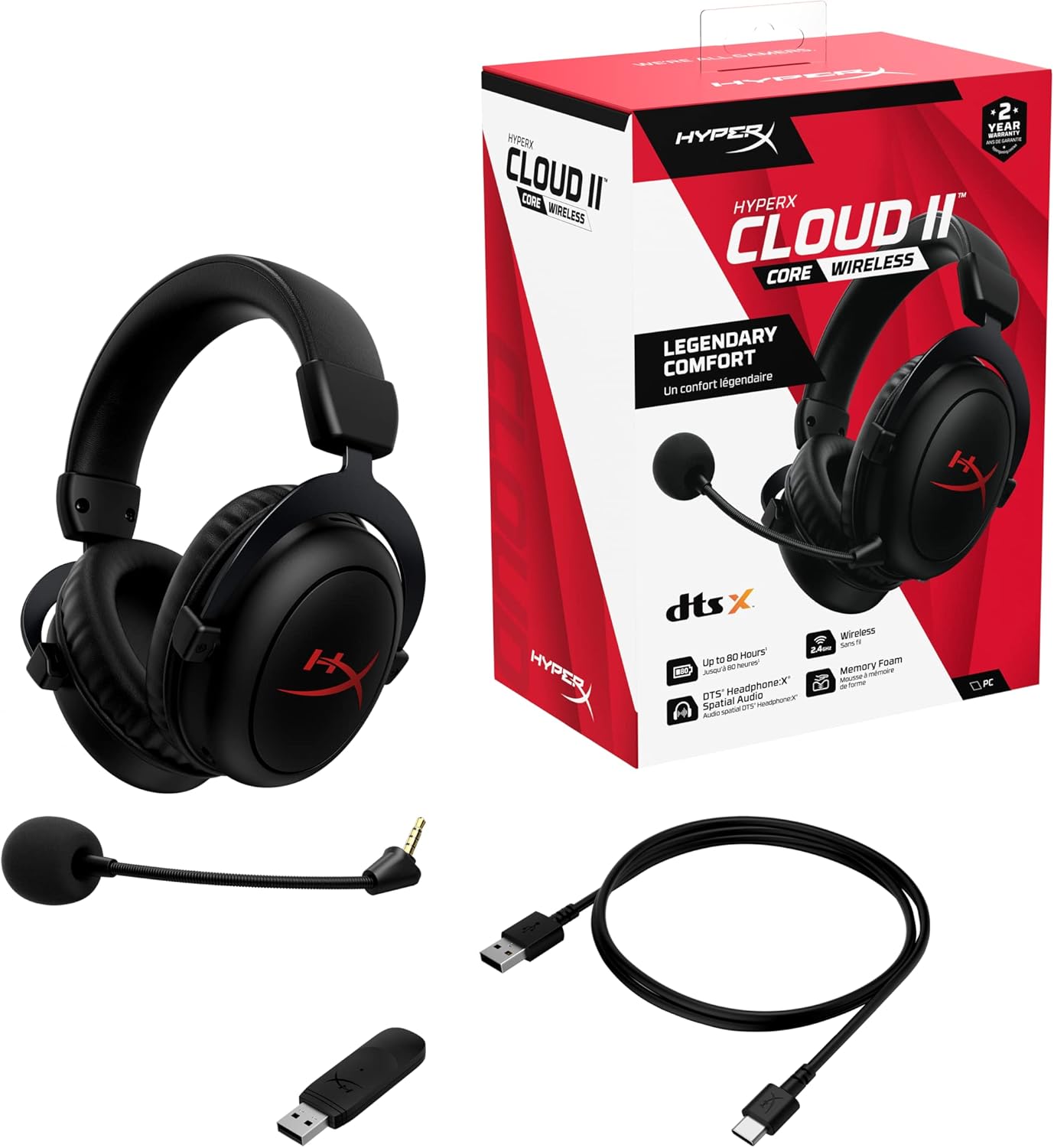 HyperX Cloud II Core Wireless Gaming Headset