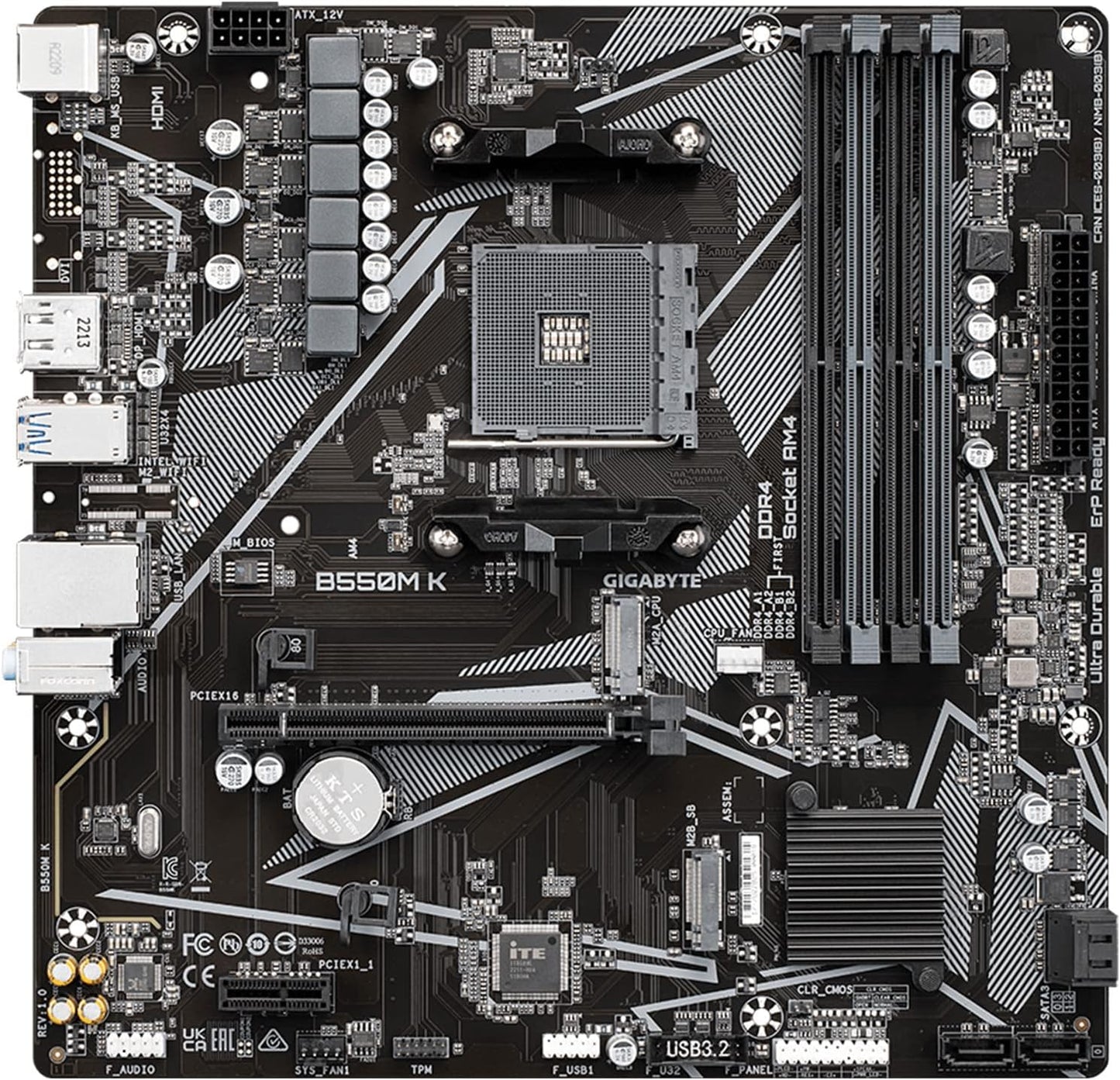 GIGABYTE B550M K