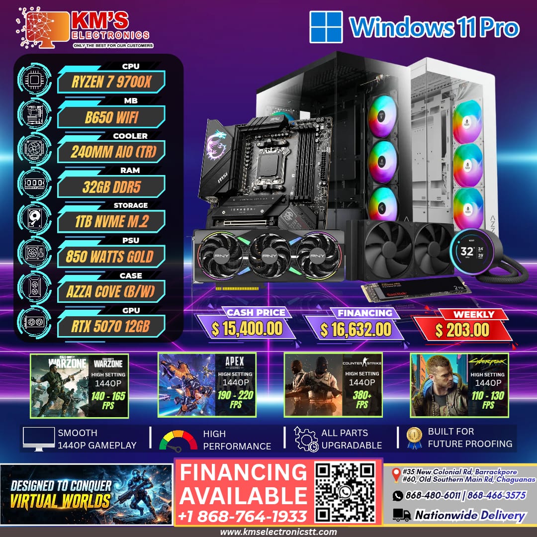 Ryzen 7 9700X | RTX 5070