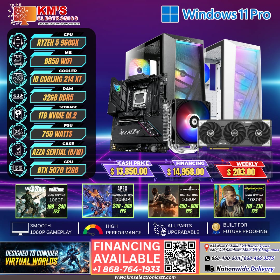 Ryzen 5 9600X | RTX 5070 12GB