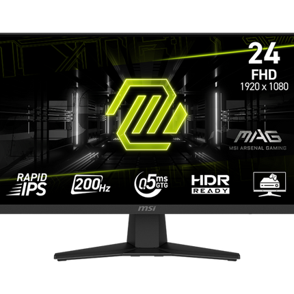 MSI MAG 244F 23.8" 16:9 Full HD 200Hz, Metallic Black