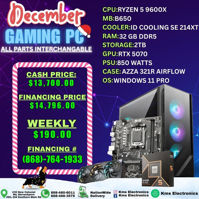 Ryzen 5 9600x /  RTX 5070