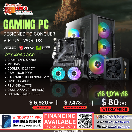 Ryzen 5 5500 | RTX 4060