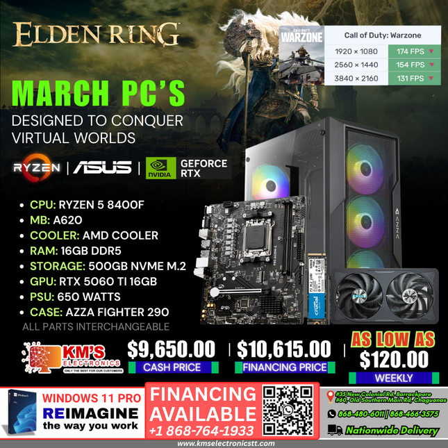 Ryzen 5 8400F | RTX 5060 Ti 16GB