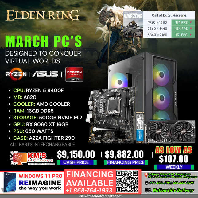 Ryzen 5 8400F | RX 9060XT 16GB