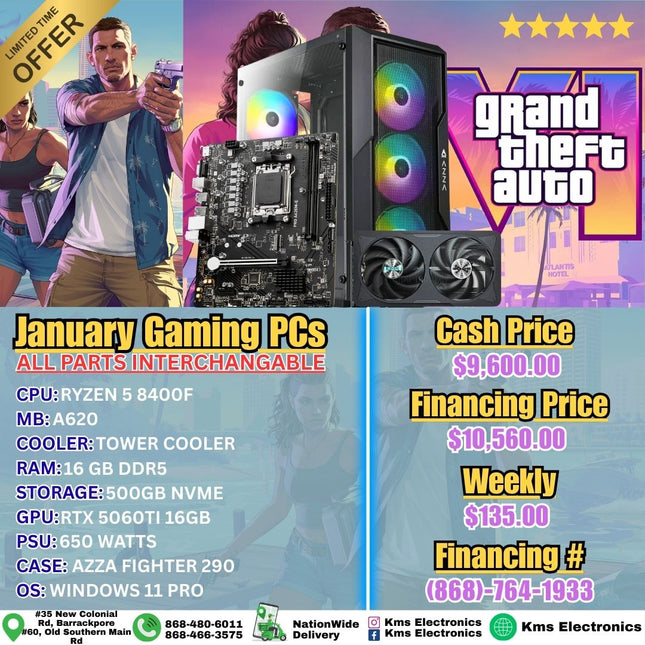 Ryzen 5 8400F | RTX 5060 TI 16gb