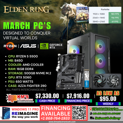 Ryzen 5 5500  | RTX 5060