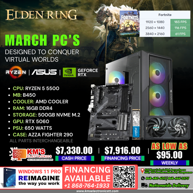 Ryzen 5 5500  | RTX 5060