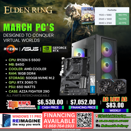 Ryzen 5 5500  | RTX 3060Ti