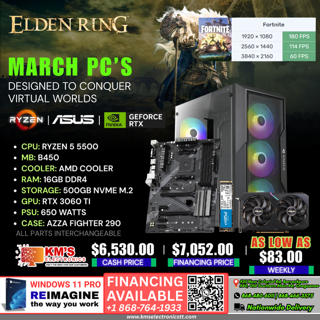 Ryzen 5 5500  | RTX 3060Ti