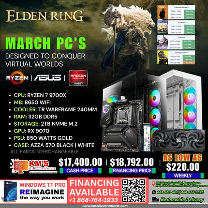 Ryzen 7 9700X  | RX 9070