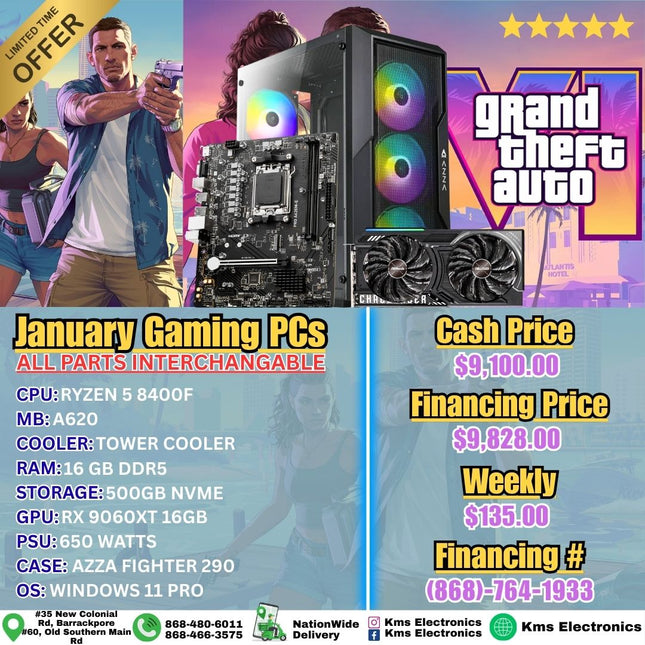 Ryzen 5 8400F | RX 9060XT 16GB