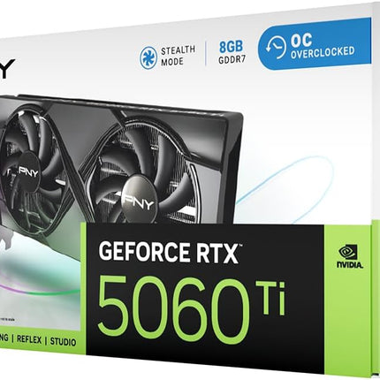 PNY NVIDIA GeForce RTX™ 5060 Ti 8GB OC