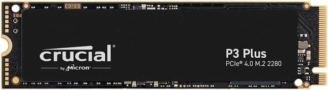 Crucial P3 Plus 1TB PCIe Gen4 3D NAND NVMe M.2 SSD