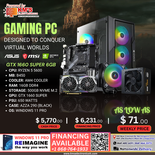 Ryzen 5 5600 |  GTX 1660 Super