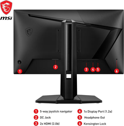 MSI G255PF E2 25" 1920 x 1080, 180Hz