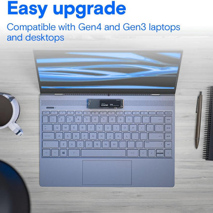 Crucial P310 500GB SSD, PCIe Gen4 NVMe M.2 2280, Up to 6,600MB/s