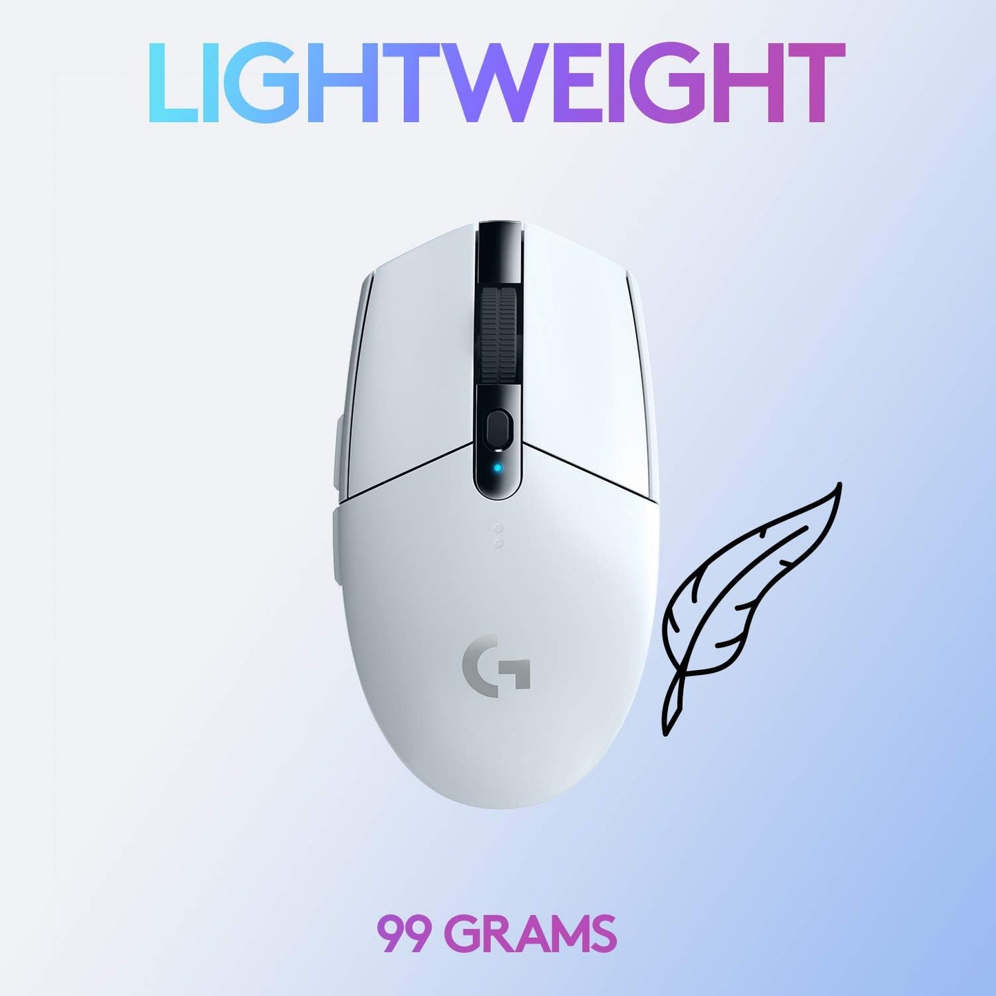Logitech G305 Lightspeed (White / Black)