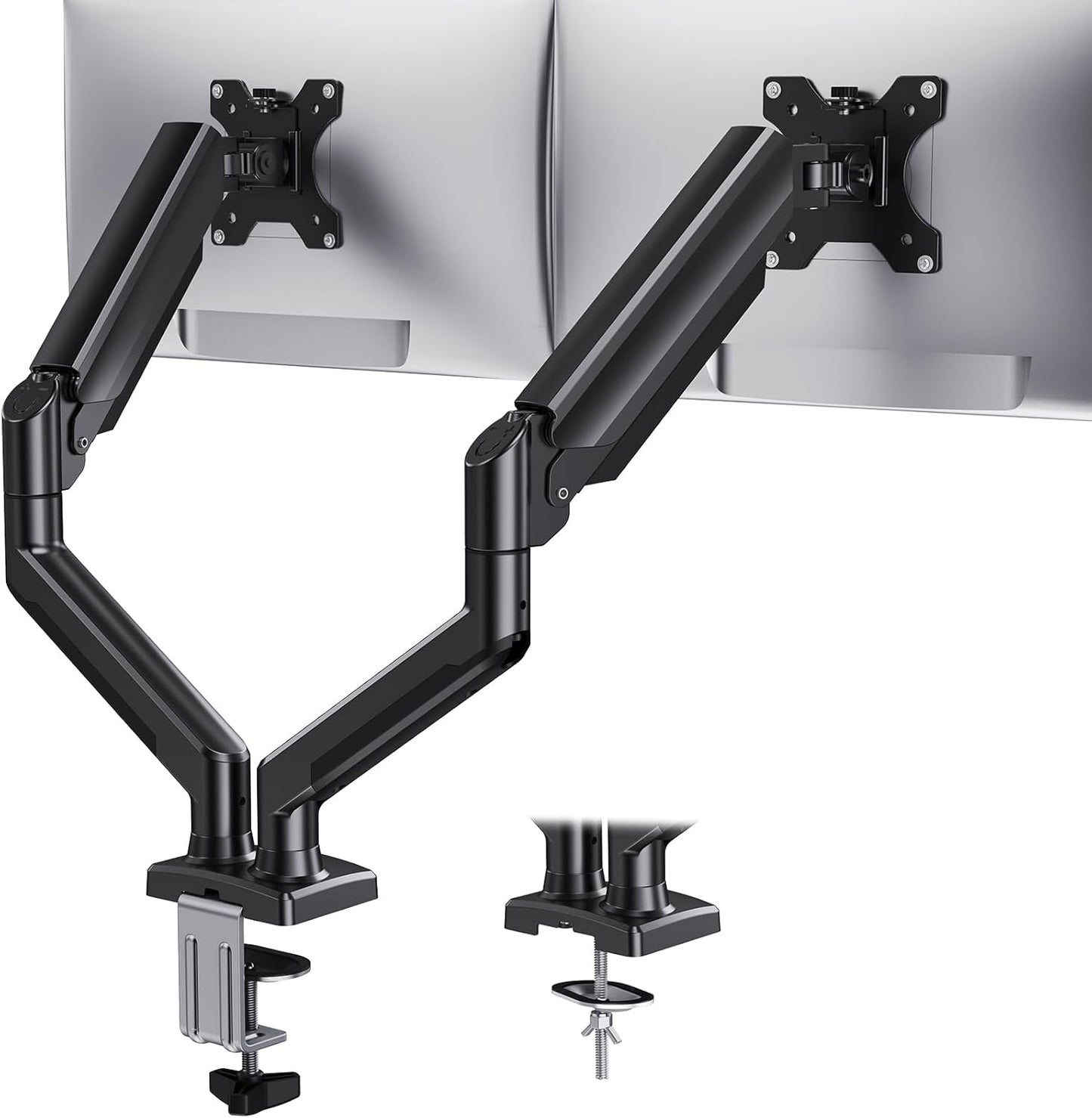 HUANAUO Dual arm monitor stand