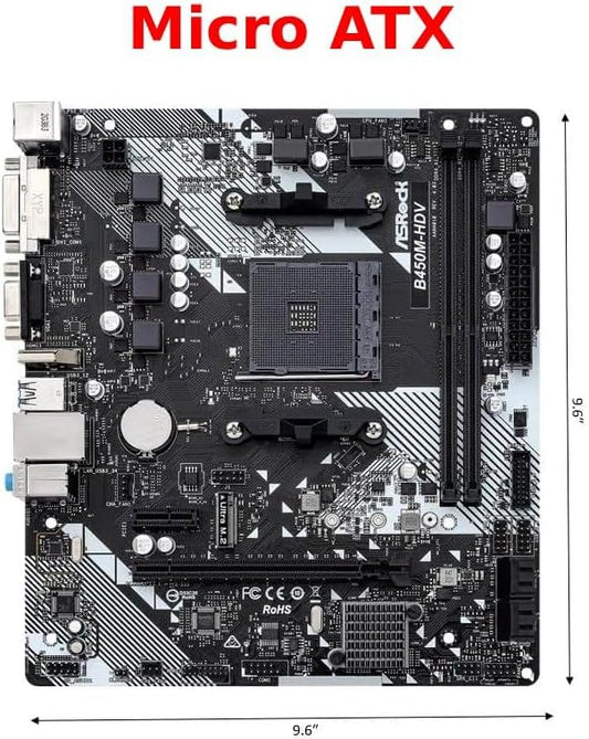B450M-HDV R4.0 AMD