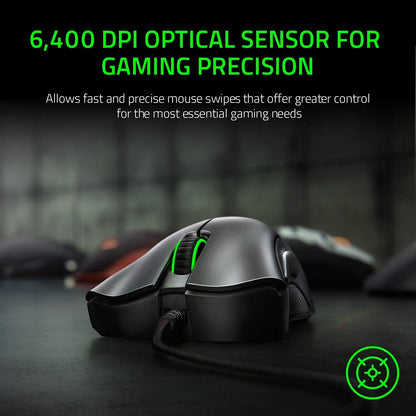 Razer DeathAdder Essential Gaming Mouse (Black/White)