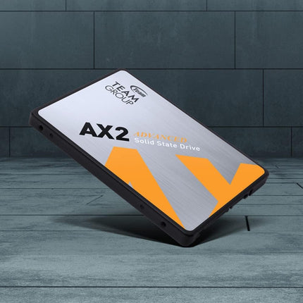 TEAMGROUP AX2 512GB 3D NAND TLC 2.5 Inch SATA III Internal Solid State Drive SSD (Read Speed up to 530 MB/s) Compatible with Laptop & PC Desktop