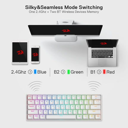 Redragon K530 Pro Draconic 60% Wireless RGB Mechanical Keyboard