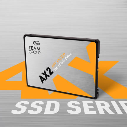 TEAMGROUP AX2 512GB 3D NAND TLC 2.5 Inch SATA III Internal Solid State Drive SSD (Read Speed up to 530 MB/s) Compatible with Laptop & PC Desktop