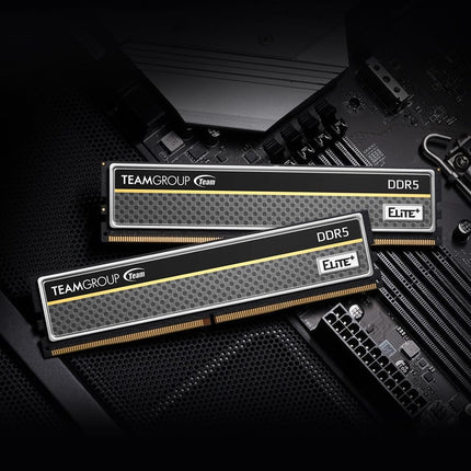 TEAMGROUP Elite DDR5 16GB Kit (2x8GB) 4800MHz (PC5-38400) CL40 Non-ECC Unbuffered 1.1V UDIMM 288 Pin PC Computer Desktop Memory Module Ram