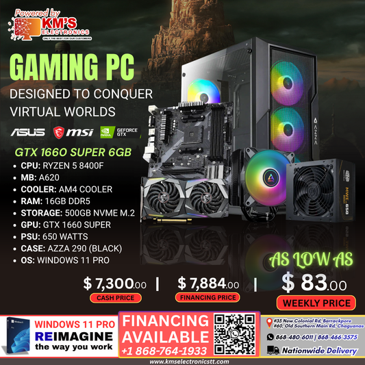 Ryzen 5 8400F |  GTX 1660 Super