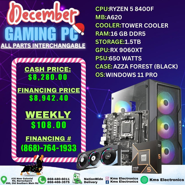 Ryzen 5 8400f / RX 9060xt