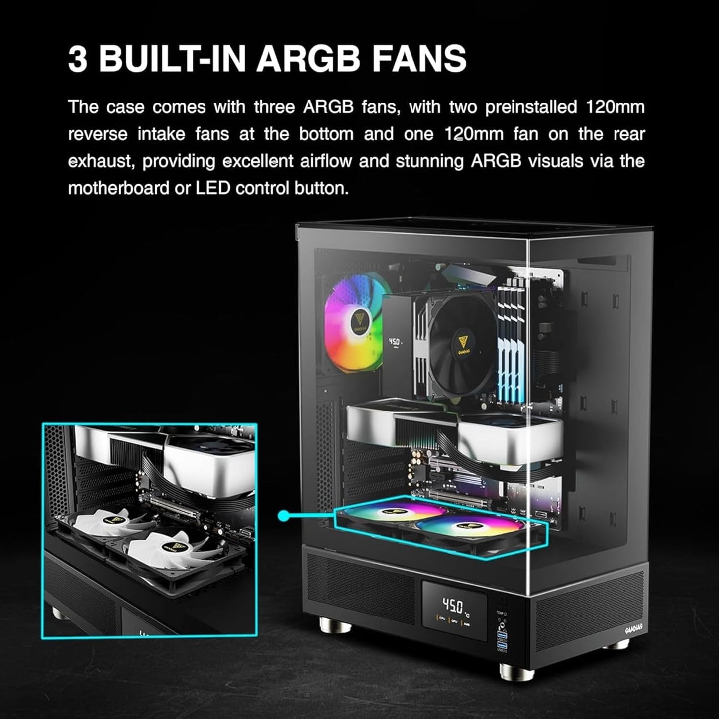 GAMDIAS Atlas E1 (White/Black)