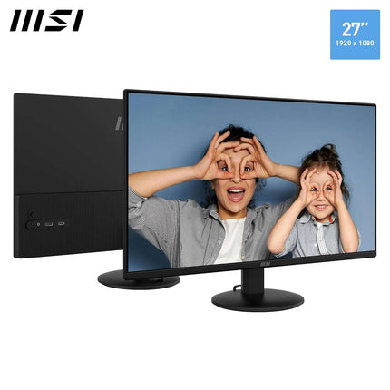 MSI PRO MP272L 27-Inch FHD Office Monitor (Black)  1920 x 1080 IPS Panel, 4-Sided Frameless, 100 Hz Refresh Rate, Eye-Friendly Screen, Tilt-Adjustable - HDMI 1.4b, DP (1.2a)