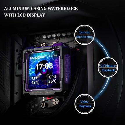 THERMALRIGHT FROZEN WARFRAME 360 PRO AIO CPU Cooler (Black)