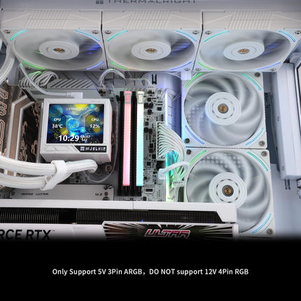 THERMALRIGHT Mjolnir Vision 360 ARGB AIO CPU Cooler (White)