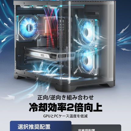 AsiaHorse AMICI Infinity Mirror RGB PC Fans