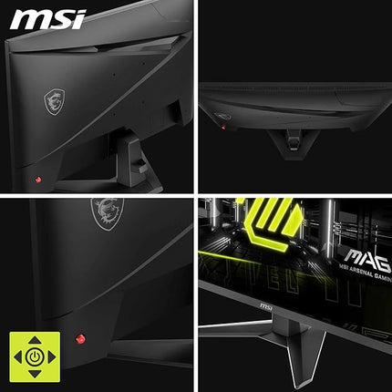 MSI MAG 274F 27-inch 1920 x 1080 (FHD) Gaming Office Monitor, 200Hz, Adaptive Sync, HDR Ready, HDMI, VGA Port, VESA Mountable, Tilt, 4-Side Slim Bezel,0.5ms