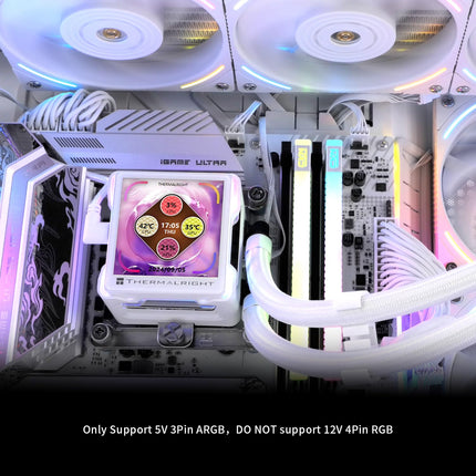 Thermalright Elite Vision 360 ARGB CPU AIO Cooler (White)