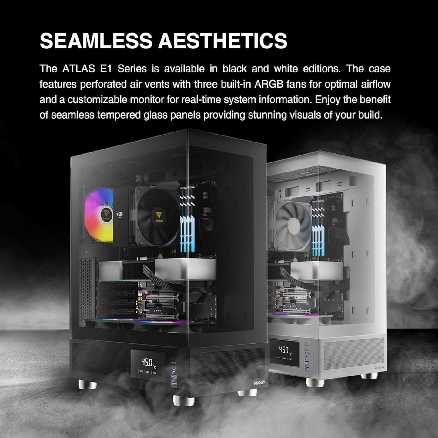 GAMDIAS Atlas E1 (White/Black)
