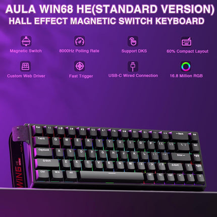 AULA WIN68 HE Mechanical Gaming Keyboard