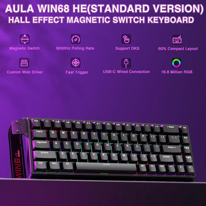 AULA WIN68 HE Mechanical Gaming Keyboard