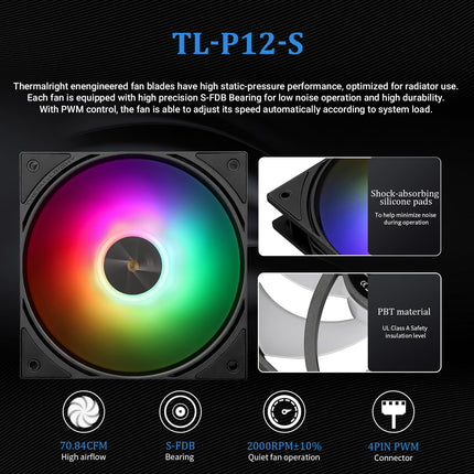 Thermalright Frozen Warframe 240 ARGB Water Cooler (Black) v2