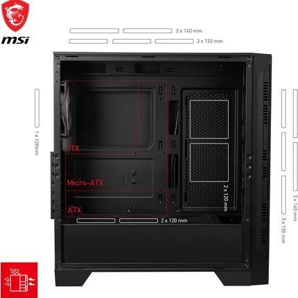 MSI MAG Forge 321R Airflow
