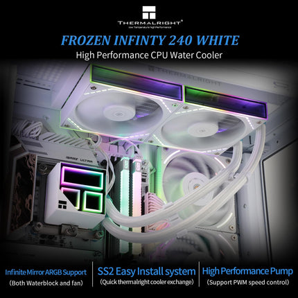 Thermalright Frozen Infinity 240 ARGB Water Cooler (White)